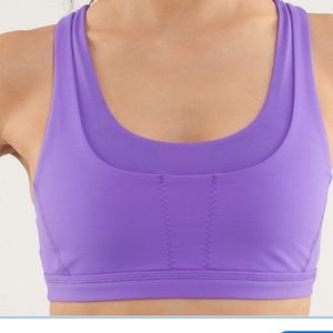 Purple Lululemon Sports Bra Size 6